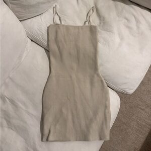 Aritzia Babaton ribbed mini dress